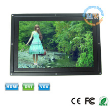 LED backlit widescreen 12 polegadas 16:9 frame aberto monitor LCD com entrada VGA